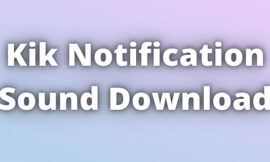 Kik Notification Sound Download