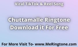 Chuttamalle Ringtone Download For Free