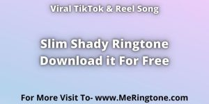 Read more about the article Slim Shady Ringtone Download For Free