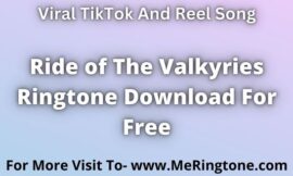 Ride of The Valkyries Ringtone Download For Free